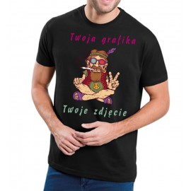 Koszulka Męska T-shirt z własnym nadrukiem