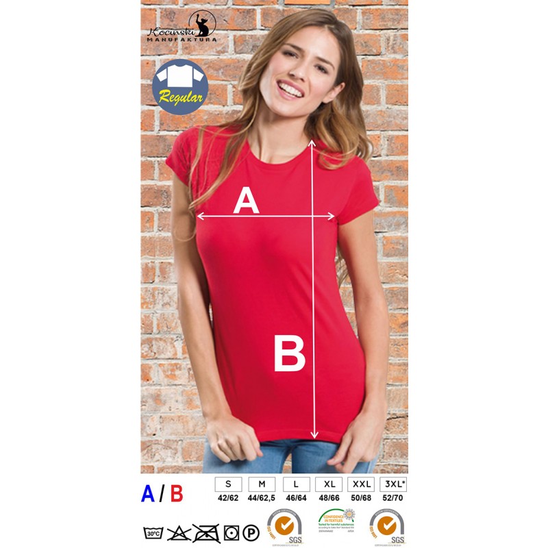 Koszulka T-shirt Damski z własnym nadrukiem