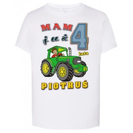 Koszulka Urodzinowa Traktor