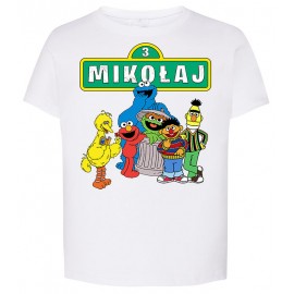 Ulica Sezamkowa Koszulka Urodzinowa  Dziecięca