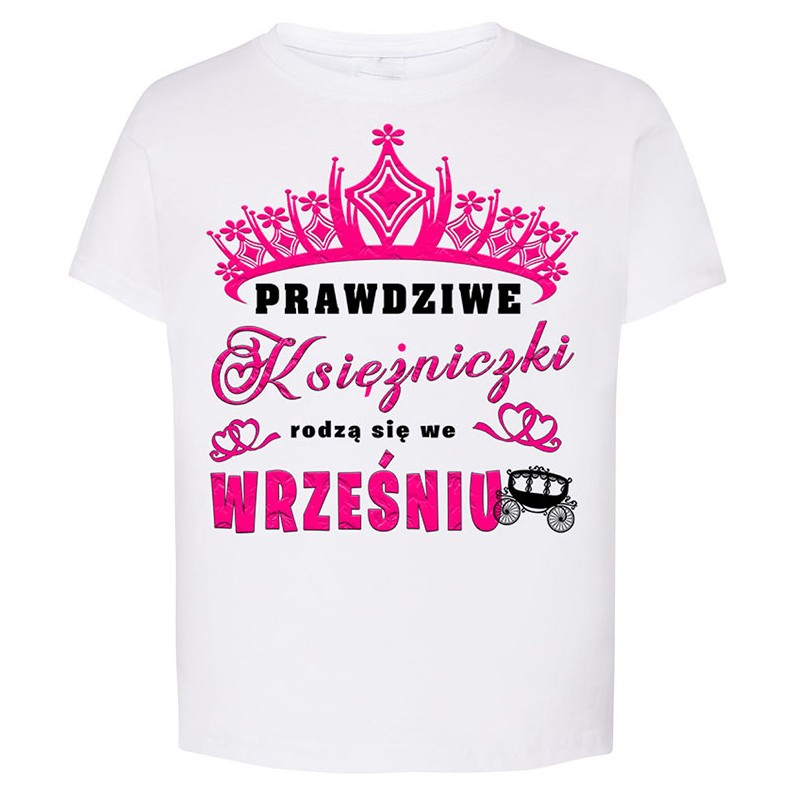 Koszulka urodzinowa - Prawdziwe księżniczki rodzą się