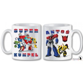 Kubek z nadrukiem Transformers -  SUPER KUMPEL