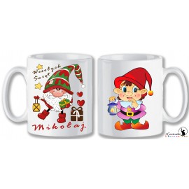Kubki świąteczne z imieniem na prezent