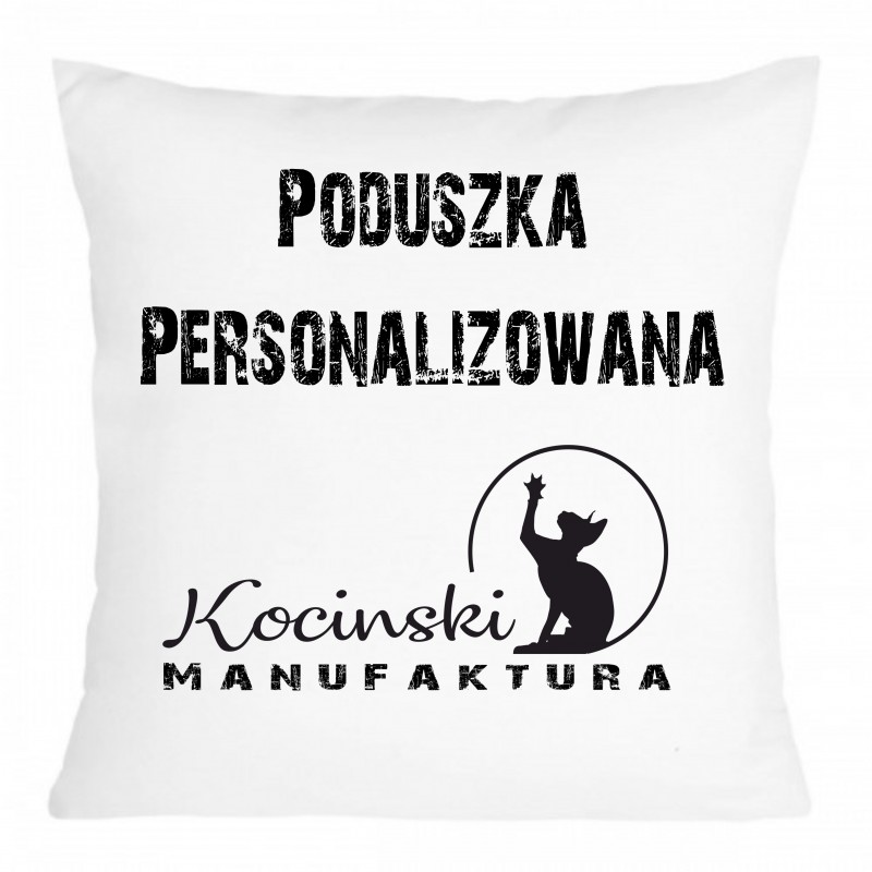 Poduszka świąteczna z imieniem na prezent