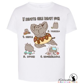 PUSHEEN Koszulka Urodzinowa Dla Dzieci
