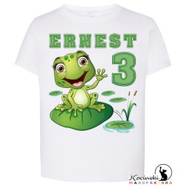 Żaba Frog Koszulka Urodzinowa  Dziecięca